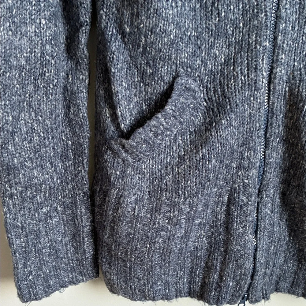 Women's Blue Cardigan Sweater